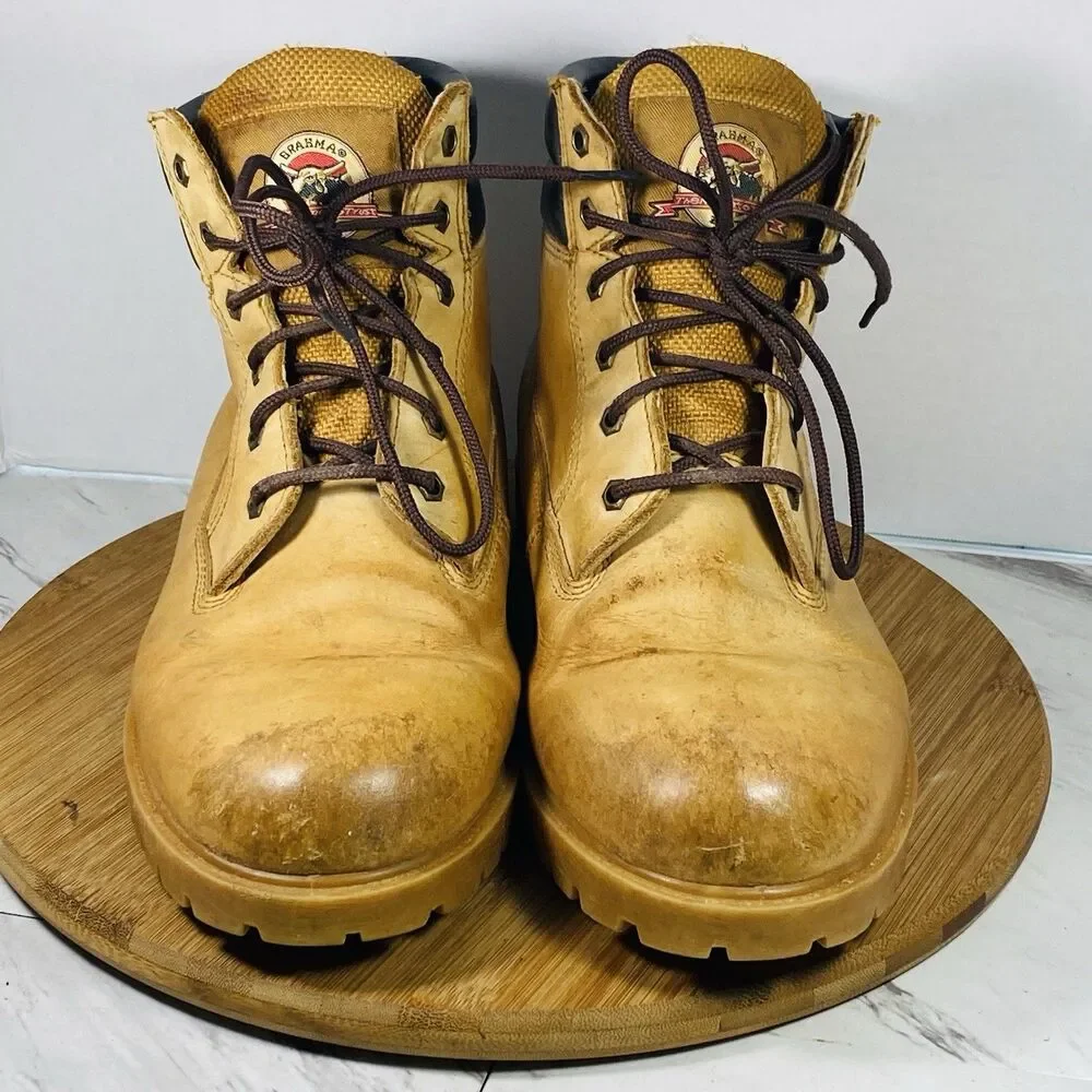 Brahma Men’s Work Boots Waterproof Leather HUBERT 2549594 Sz 12